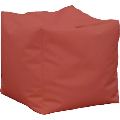 PUFRELAX Пуф, Табуретка Куб XL - Rosu, Еко кожа, Пълнеж от Полистиролни перли, 130л. (2178) (PUF-G-CXL-CR-RSU)