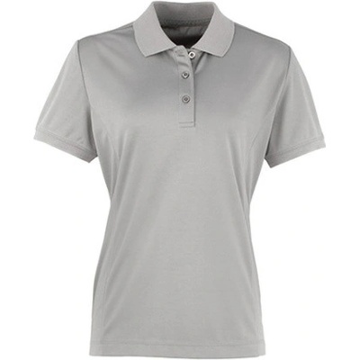 Premier Workwear Dámske polo tričko PR616 Silver