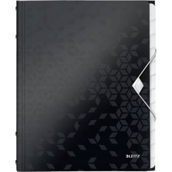 Leitz WOW Обикновена папка за документи Полипропилен (PP) Черен (46340095) (46340095)