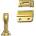 WAD Резервен нож WAD - Blade, ONUX Hair Clipper Gold (12950151996)