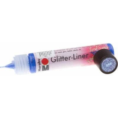 Marabu Glitrový liner safírový 25 ml