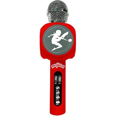 Lexibook Bezdrôtový karaoke mikrofón Čarovná Beruška s vstavaným reproduktorom a svetelnými efektmi