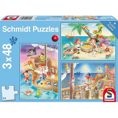 Schmidt Piráti 3 x 48 dielov