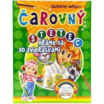 FONI-BOOK Čarovný štetec vyfarbovanie hráme sa so zvieratkami 942701