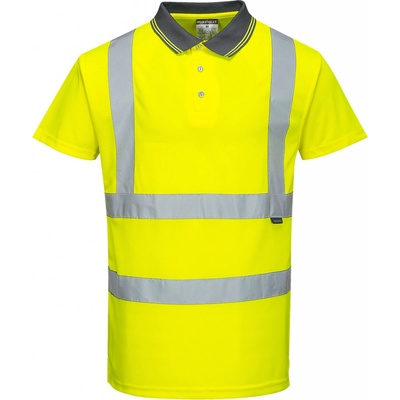Portwest HI-VIS S477 Reflexná funkčná polokošeľa HV žltá XXL