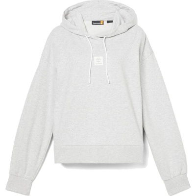 Timberland Дамски суичър Timberland Women's Stack Logo Loop Back Hoodie - Light Grey Melange - размер XS (117-3171-0311)