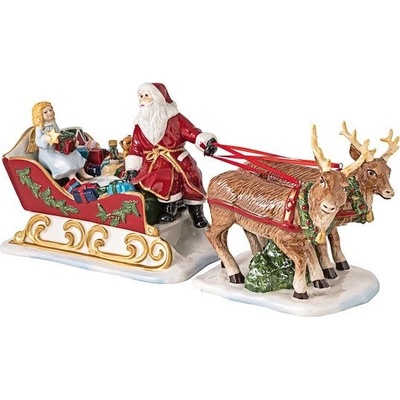 Villeroy & Boch Christmas Toys dekorácia / svietnik, Santov záprah, 36 cm 14-8327-6644