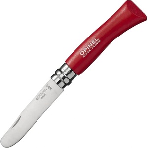Opinel Детски сгъваем нож My First Opinel Inox №7, червен (001698-pe)