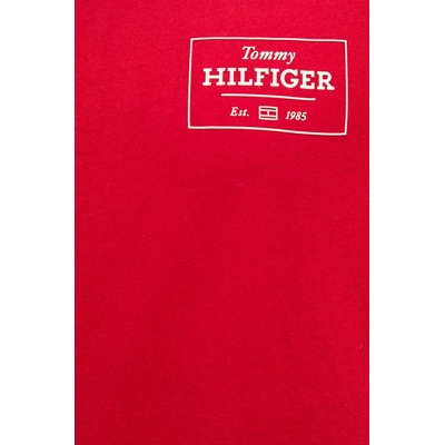 Tommy Hilfiger Памучна тениска Tommy Hilfiger в червено с принт MW0MW37454 (MW0MW37454)