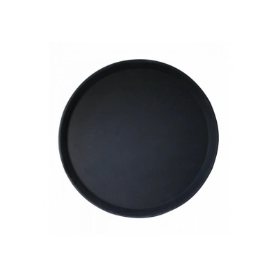 Horecano - Табла сервитьорска с незалепващо покритие, кръгла 40см. черна CN-(A0114-2 / 1600 / 5237-4149-2) (0198907)