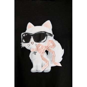 Karl Lagerfeld нощница дамска с памук IKON (B3W45008)