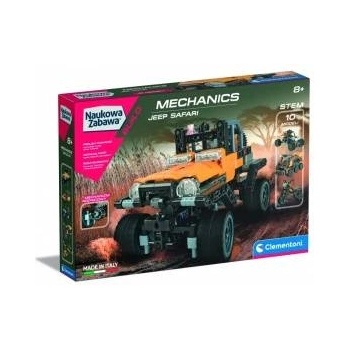 Clementoni Конструктор Jeep Safari, Clementoni, 200+ части, 8 години+, Многоцветен
