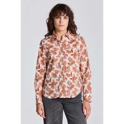 Gant D2. REG PAISLEY COTTON VOILE SHIRT biela