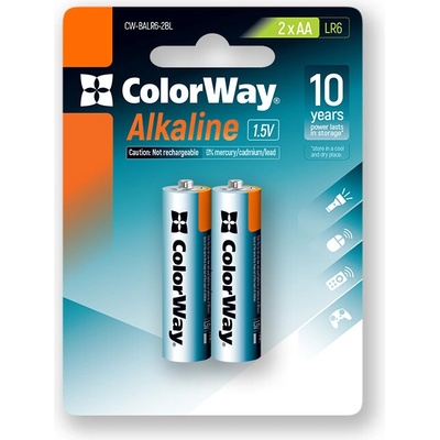 ColorWay Alkaline Power AA 2ks CW-BALR06-2BL