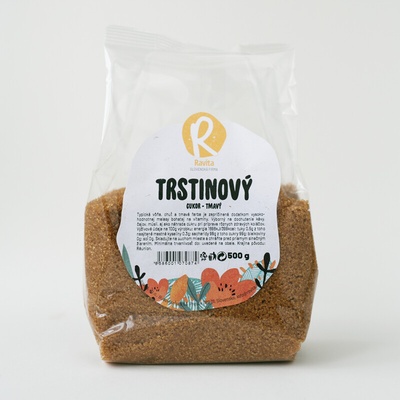 Ravita Trstinový cukor tmavý 500 g