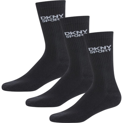DKNY Чорапи DKNY Mens 3 Pack Sports Socks Radde - Black