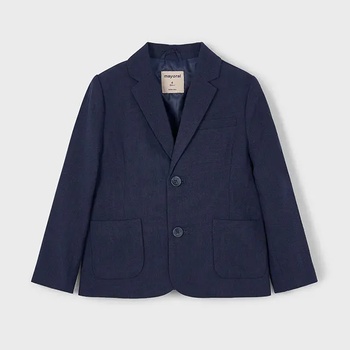 Mayoral Блейзър лен suiting в морско син цвят за мини момче Майорал