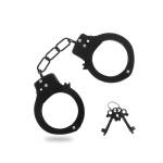 ToyJoy Масивни метални белезници Black Metal Fun Cuffs