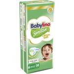 Babylino Бебешки пелени Babylino - Sensitive, Cotton Soft, VP, размер 6, 13-18 kg, 38 броя
