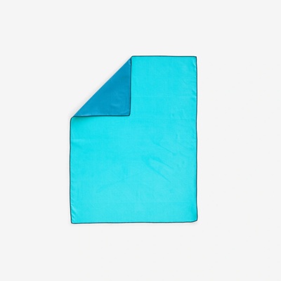 Nabaiji ručník z mikrovlákna M 60 x 80 cm zeleno-modrá