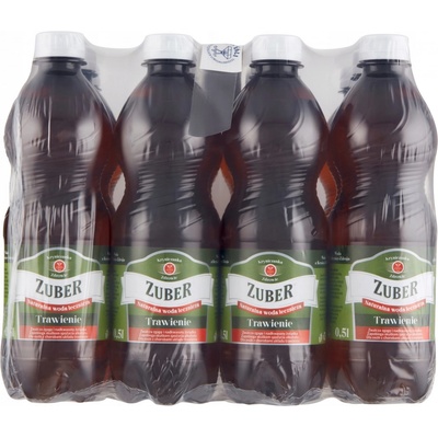 Zuber Přírodní léčivá voda trávení 12 x 0,5 l