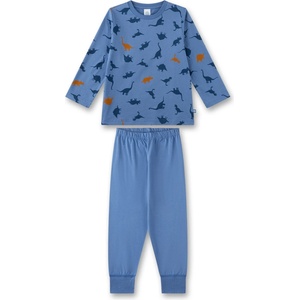 Sanetta Детско ежедневно термо бельо Sanetta Kid's Pyjama Long AOP 233560 Pyjamas - Navy - размер 140 (EU) (714-1397-0116)