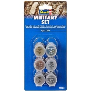 Revell Комплект бои Aqua Color 39075 - Военен комплект (6 x 5ml)