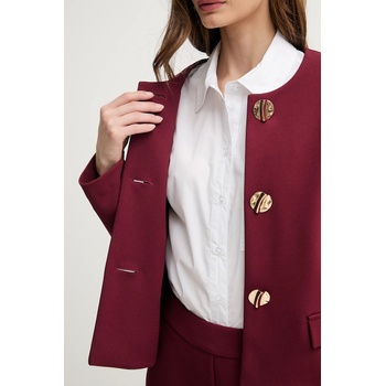 Joseph Ribkoff Сако Joseph Ribkoff в бордо с едно копче с изчистен дизайн 253071 (253071)