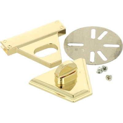 Ideal zlaté otočné zapínanie na tašku 5 x 3,8cm