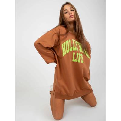 Vikki Sweatshirt-VI-BL-3102.01P brown green