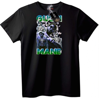 NOONEBRAND Тениска Gucci Mane - Уличен Стил - XS, Black
