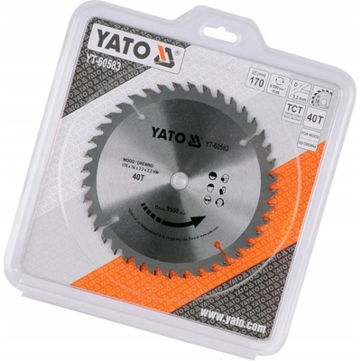 Yato Kotúč na drevo 170x16 mm 40z YT-60583