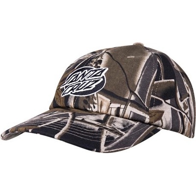 SANTA CRUZ Mono Lined Oval Dot Cap Black Tree Camo BLACK TREE CAMO