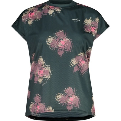 Maloja Дамска фланелка с къс ръкав за колоездене Maloja Women's SundaM. Allmountain Top Cycling jersey - Mountain Pine Joy - размер XS (156-3054-0311)