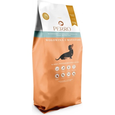 Perro Beef with sweet potatoes Small breeds 1 kg
