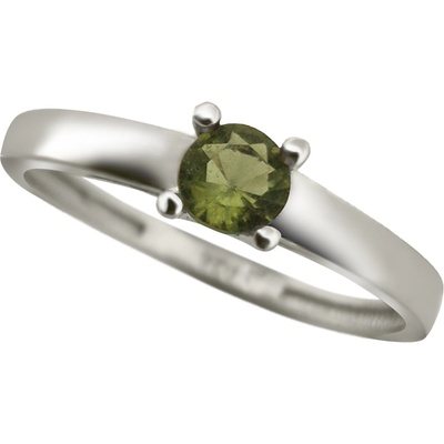 Vltavín Moldavite Stříbrný prsten s vltavínem 2000363870003 P2000363630003 Dámské