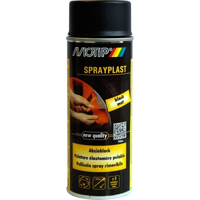 MOTIP Fólie ve spreji - plastidip , černá matná 400ml