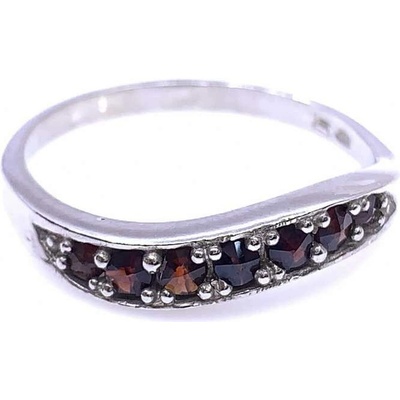 Český Granát Jan Kos jewellery stříbrný prsten 32107866