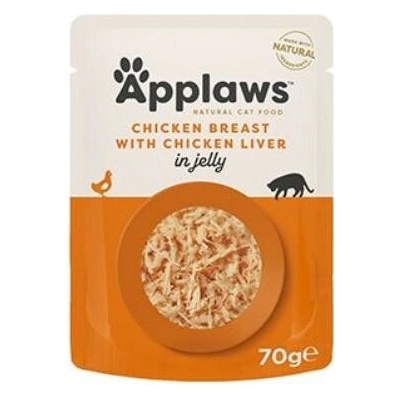 Applaws Cat kapsa Adult Jelly kuřecí prsa s játry 70 g