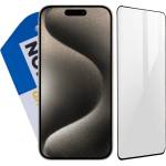 ofisitebg Удароустойчив стъклен full протектор за Apple iPhone 15 Pro