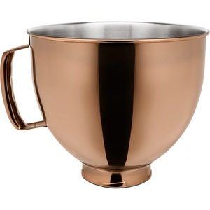 KitchenAid Купа за настолен миксер 4, 83л, мед, неръждаема стомана, KitchenAid (KA5KSM5SSBRC)