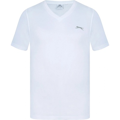 Slazenger Мъжка тениска Slazenger V Neck T Shirt Mens - White
