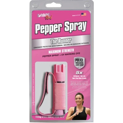 Sabre Red Obranný gel Runner pro běžce růžový