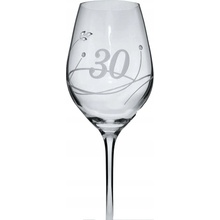 Swarovski Sklenice na víno s krystaly jubileum 30 360 ml