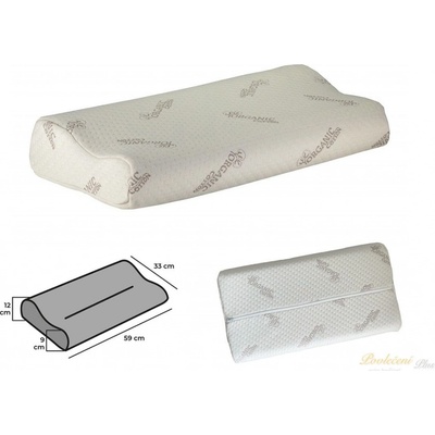 Ivorimatex Tvarovaný paměťový polštář TIBI 59x33x12