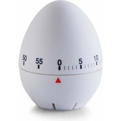 ZELLER Minutka mechanická bílá, plast 6 × 7,7 cm (27247)
