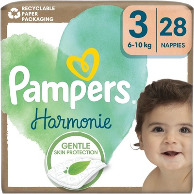 Pampers Harmonie Size 3 еднократни пелени 6-10 kg 28 бр