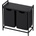 Mark Adler Кош за пране Mark Adler Tidy 2.0, 2 x 41 литра, Черен (Tidy 2.0)
