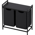Mark Adler Кош за пране Mark Adler Tidy 2.0, 2 x 41 литра, Черен (Tidy 2.0)
