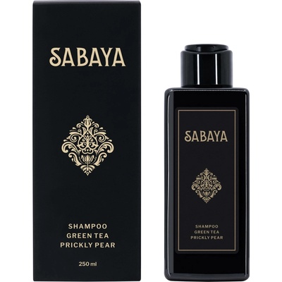 SABAYA Šampon na vlasy ZELENÝ ČAJ A OPUNCIE 250 ml
